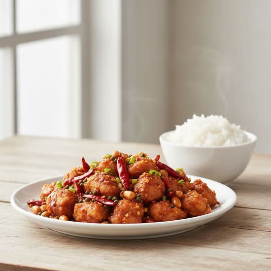 164. Boneless Chicken with Szechuan Chili Sauce 四川雞球
